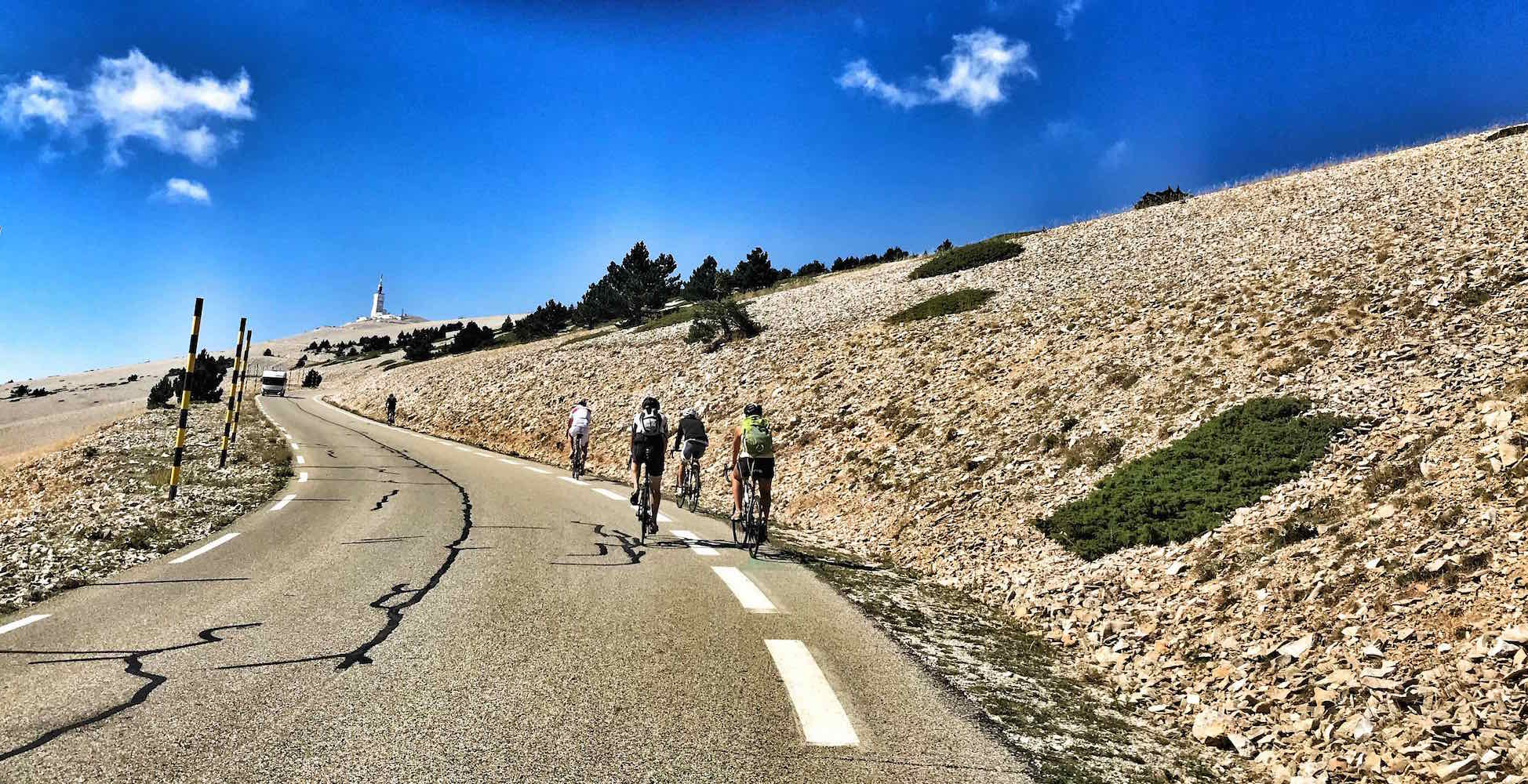 Cyclisme au Mont Ventoux