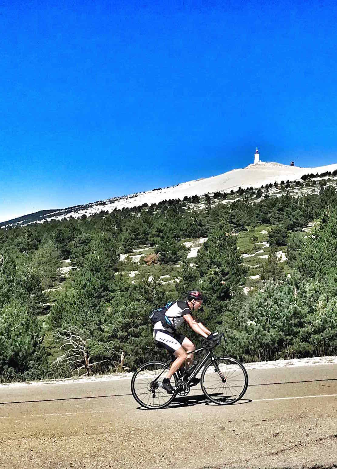 Cyclisme au Mont Ventoux