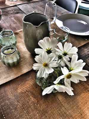 Détail salle à manger
          			 Mas des Amis à Séguret