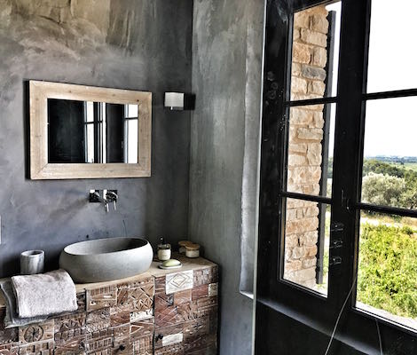 Salle de bains  Mas des Amis à Séguret