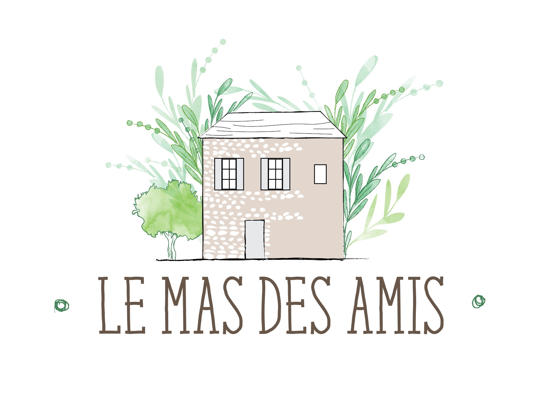 Logo du Mas des Amis à Séguret